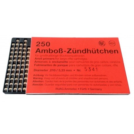 RWS primer cap large rifle 5341 5,33mm (100)