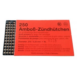 RWS primer cap large rifle Mag. 5333 5.33mm (100)