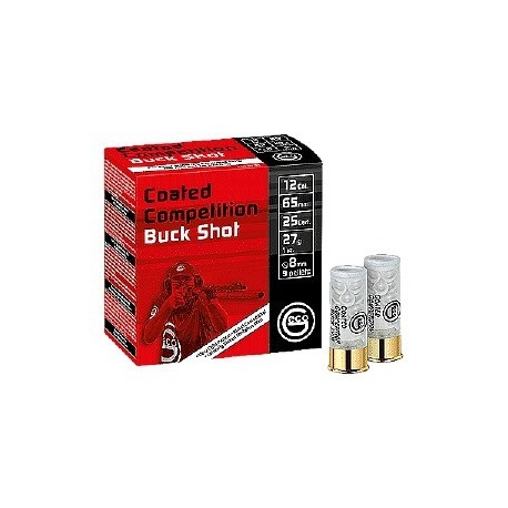 geco Coated Competition Buck Shot 12/65 27g (25)