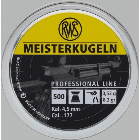 RWS Meisterkugeln 4,49mm 0,53g (500) puška