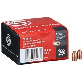 Geco krogla FMJ 9mm 8,0g TOMBAK 200kos