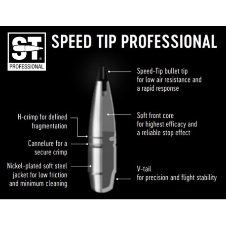 RWS krogla .338 / 8,6mm S-Tip Pro 16,2g 50kos