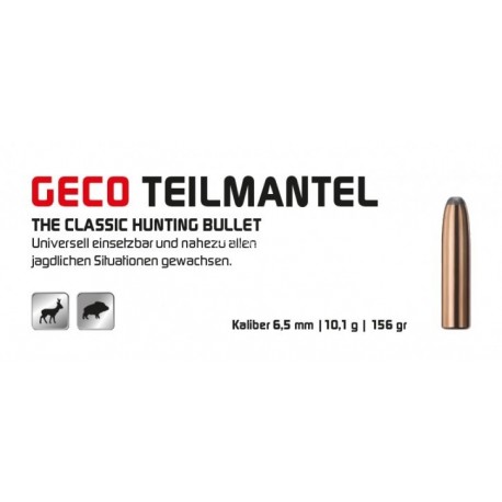 Geco krogla 6,5mm 10,1g TM 50kos