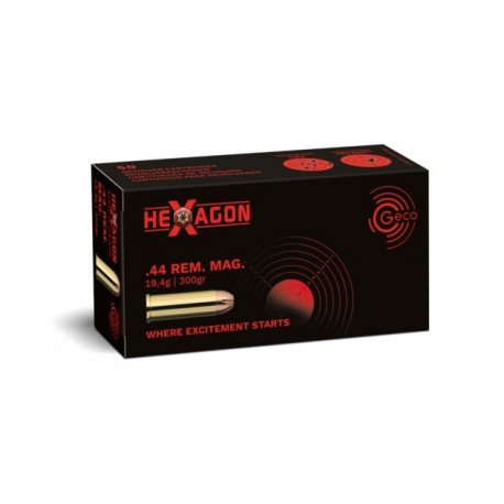 Geco .44 Rem. Mag Hexagon 19.4g (50)