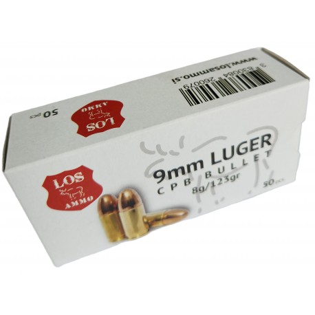 LOS 9x19LUGER CPB 8,0g123gr (50)