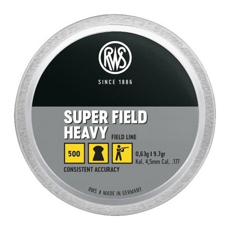 RWS Super Field heavy 4,5mm, 0,6g (500)