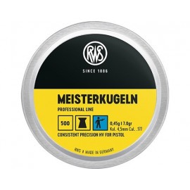 RWS Meisterkugeln 4,51mm 0,45g (500) pištola