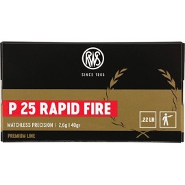 RWS .22lfB P25 Rapid Fire (50)