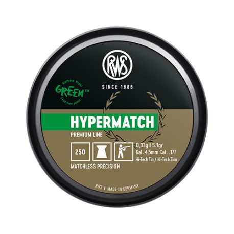 RWS Hypermatch 4,5mm 0,33g (250) BREZ SVINCA