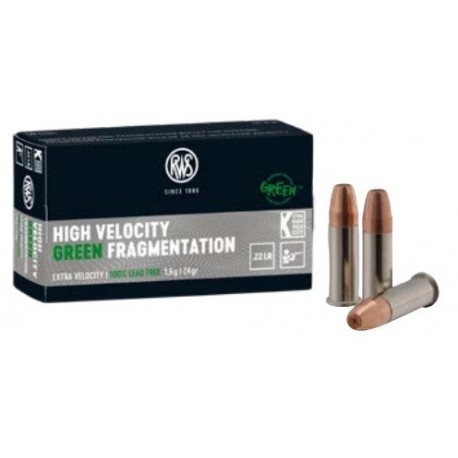 RWS .22lfB high velocity Green fragmentation (50)