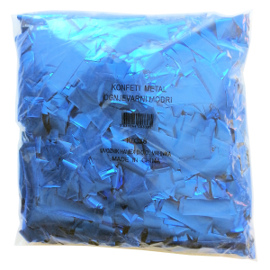 Konfeti metal, ognjevarni modri