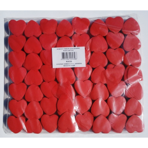 konfeti papir, ognjevarni rdeč srček