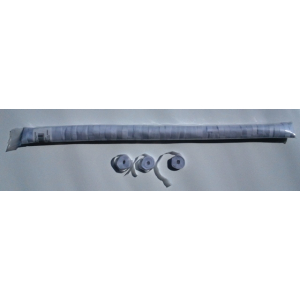 streamers paper white 1cm x 8m (50kos)