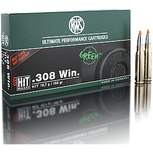 RWS .308 Win HIT green 10,7g (20)