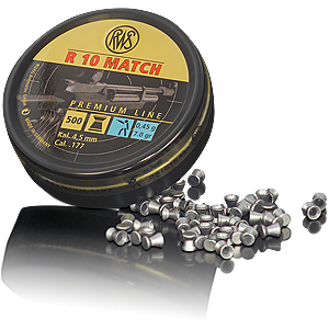 RWS R10 Match 4,48mm 0,45g (500) pištola