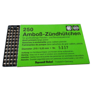 primer cap rws, 5337 large pistols Mag. 5,33mm (250 ali 100)