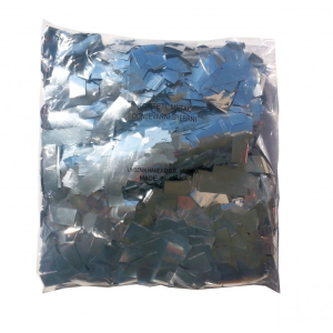 Konfeti metal, ognjevarni srebrni