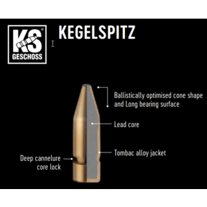 RWS krogla 7,62mm KS 13,0g 50kos