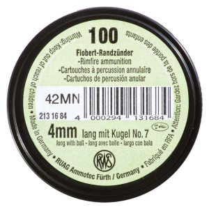 RWS 4MM FLOBERT LONG W BALL CAN (100)