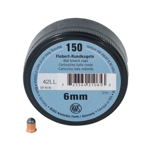 RWS 6MM FLOBERT RD BALL CAN (150)