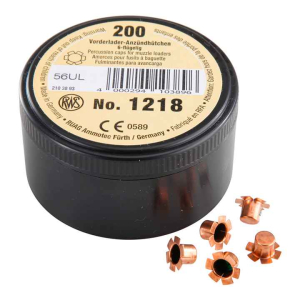 RWS percussion caps, 1218 5,90mm 6flug (200)