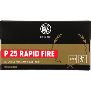 RWS .22lfB P25 Rapid Fire (50)
