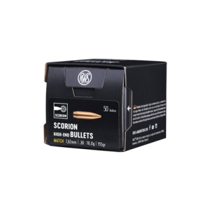 RWS krogla .30 / 7,62mm SCORION 10,0g 50kos