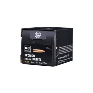 RWS krogla .30 / 7,62mm SCORION 11,3g 50kos