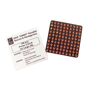 Ginex primer cap 5,5/3-N large rifle boxer 100kos