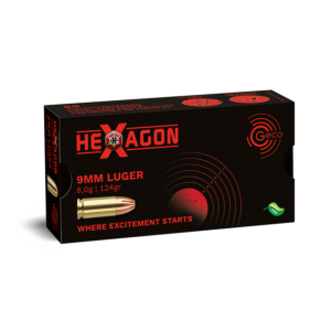 Geco 9mm Luger HEXAGON 8,0g (50)
