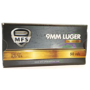 MFS 9mm Luger FMJ 8,0g (50)