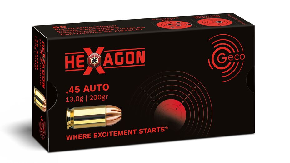 Geco .45 Auto HEXAGON 13,0g (50)